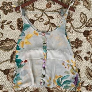 Patterson J Kincaid Floral Blouse
